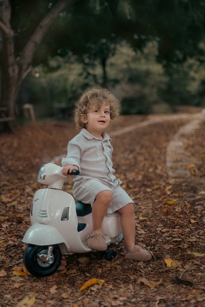 גיל שנתיים- על אופנוע